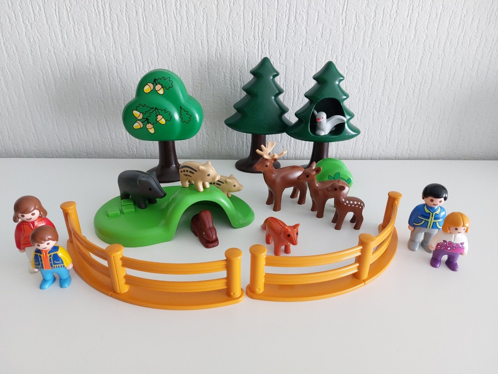 2 sets playmobil 123 met dierenthema (zie foto's), Enlèvement ou Envoi, 1.2.3, Comme neuf, Kit complet