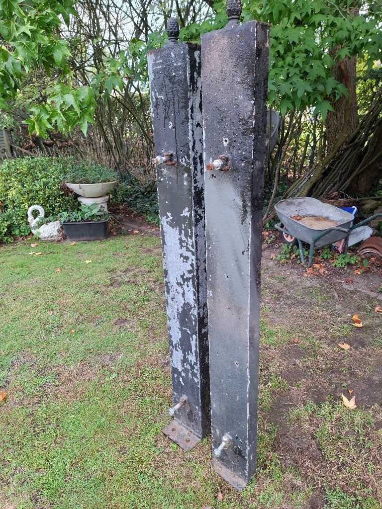 Zware palen voor poort.( u profiel )., Tuin en Terras, Ophalen, Gebruikt, IJzer, Overige typen