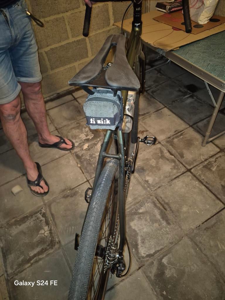 Gravelbike bianchi, Ophalen