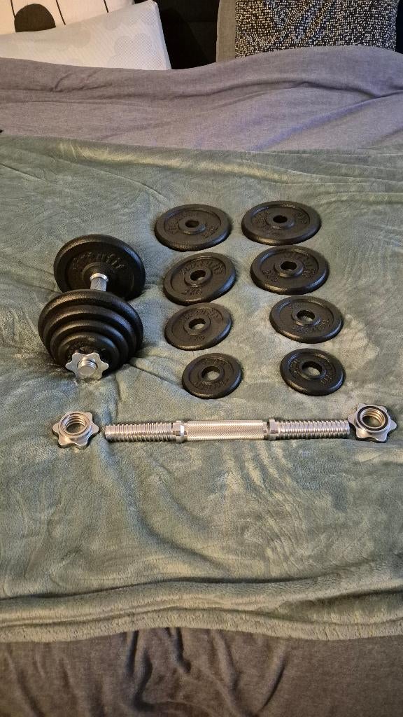 Fitness, Ophalen, Zo goed als nieuw, Rug, Halterset
