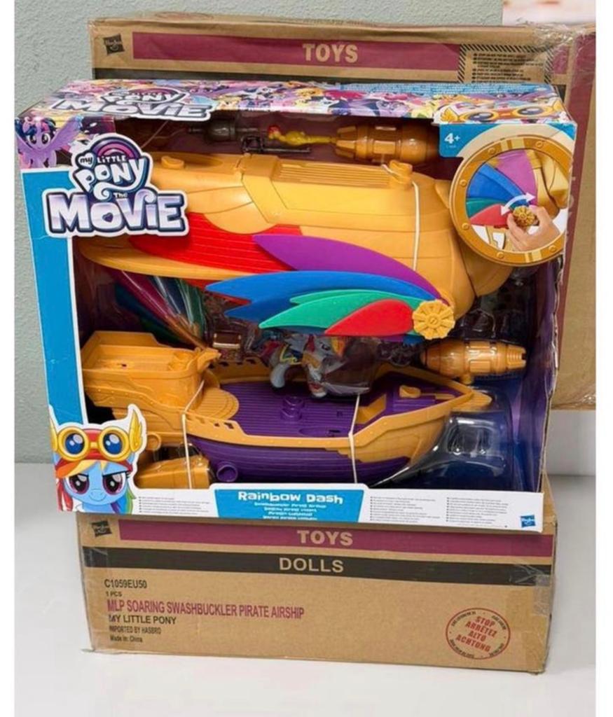 My Little Pony Rainbow Dash Piraten Luchtschip Guardians, Ophalen of Verzenden, Nieuw