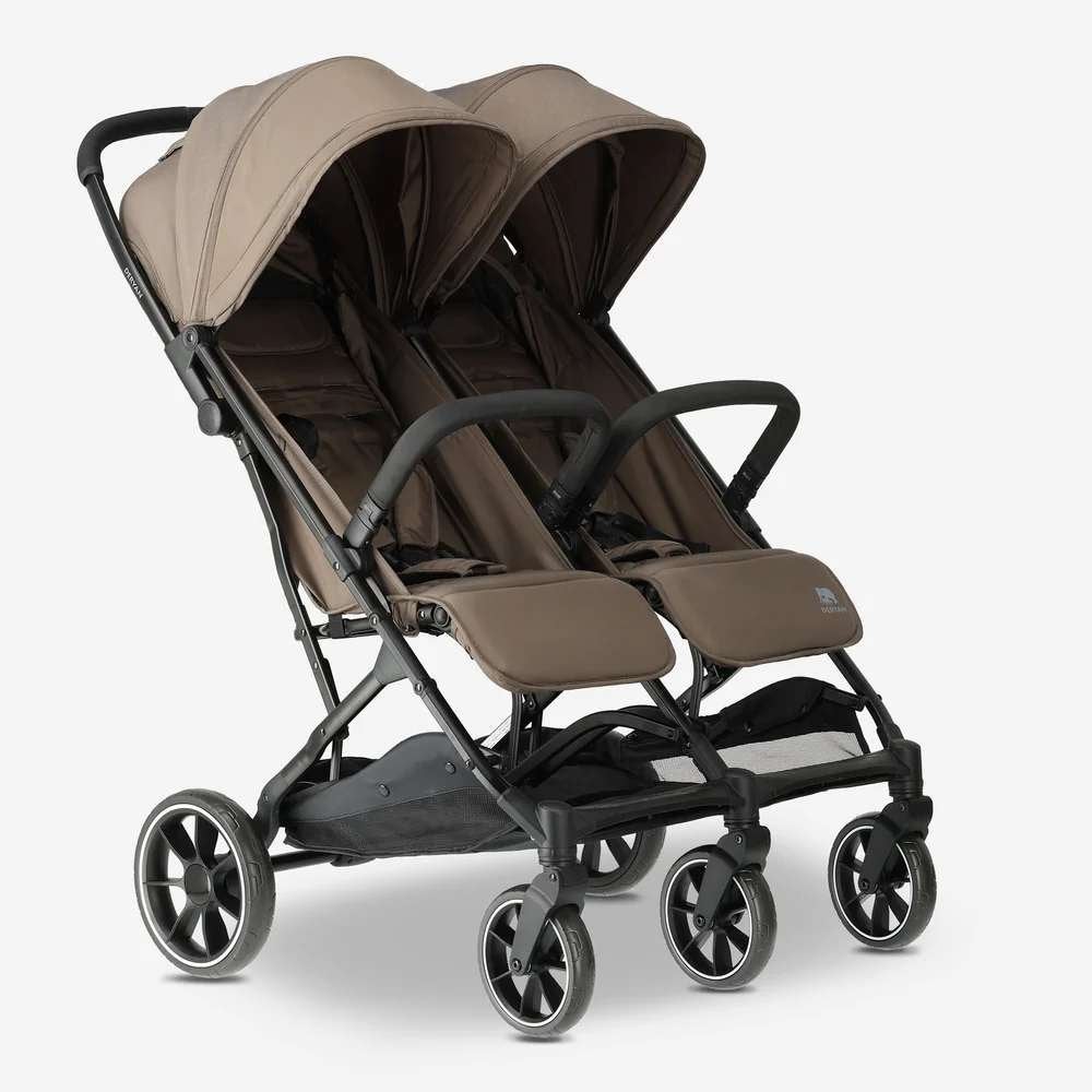 DERYAN Rolo X2 XL Duo Buggy – 0-4 Jaar - Hazel, Enlèvement ou Envoi, Comme neuf, Autres marques, Protection de pluie