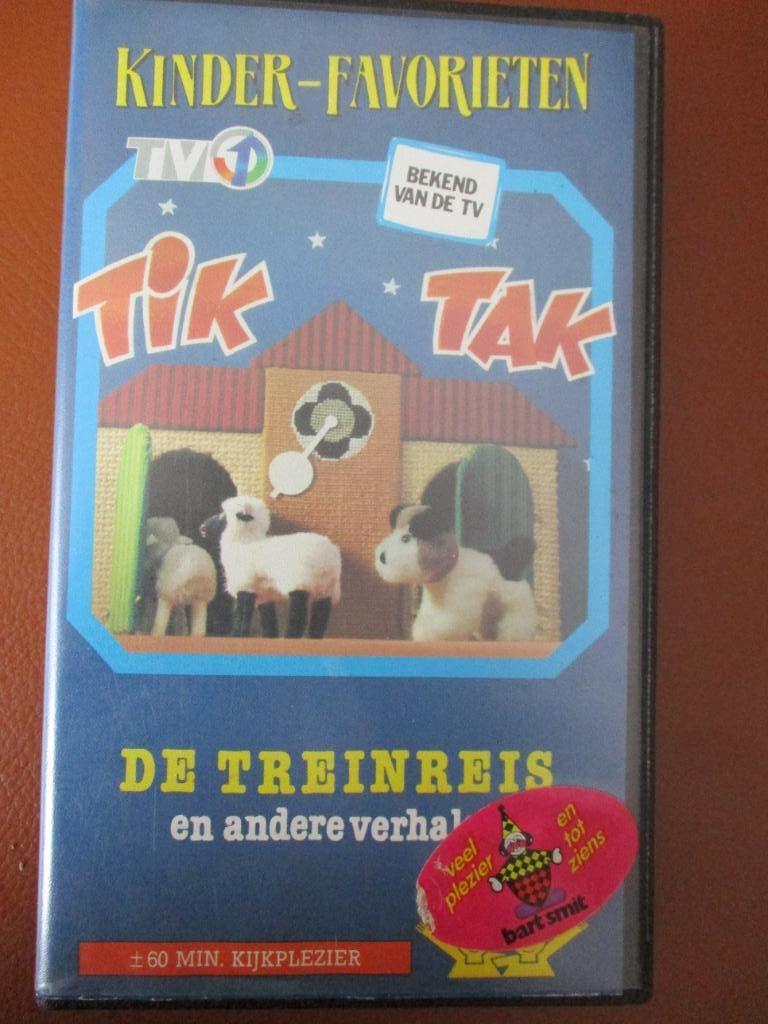 VHS kinderfavorieten Tik Tak TV 1, Cd's en Dvd's, Gebruikt, Alle leeftijden, Kinderprogramma's en -films, Overige typen