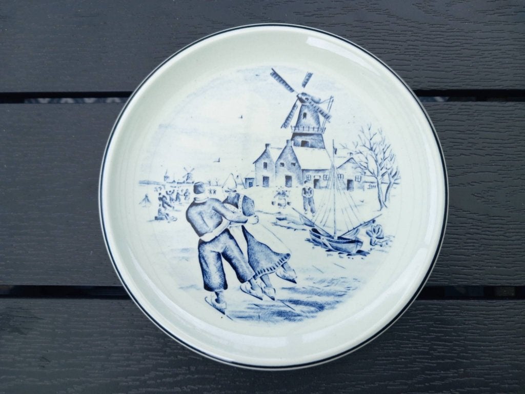 Petite assiette vintage Delft-Boch Belgique, Antiquités & Art, Enlèvement