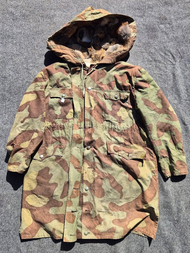 Waffen-SS Italiaanse Camouflage Parka, Verzenden, Landmacht, Kleding of Schoenen