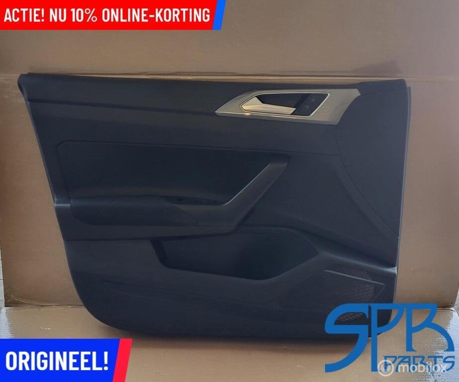VW POLO 2G AW1 DEURPANEEL LINKSVOOR 3LB LED VERLICHT 2017+, Gebruikt, VOLKSWAGEN, Volkswagen, Ophalen of Verzenden