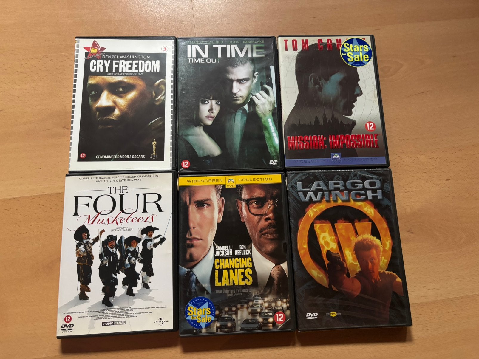 6 DVD - titres variés, Envoi, Comme neuf