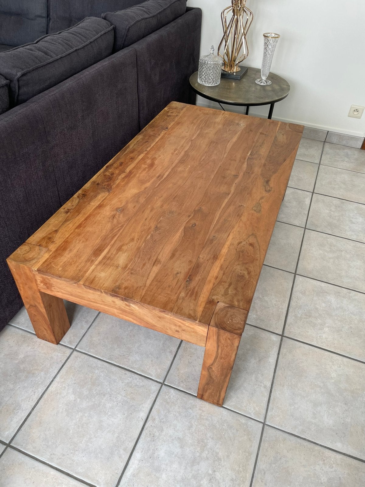 Teak salontafel, Ophalen, Zo goed als nieuw