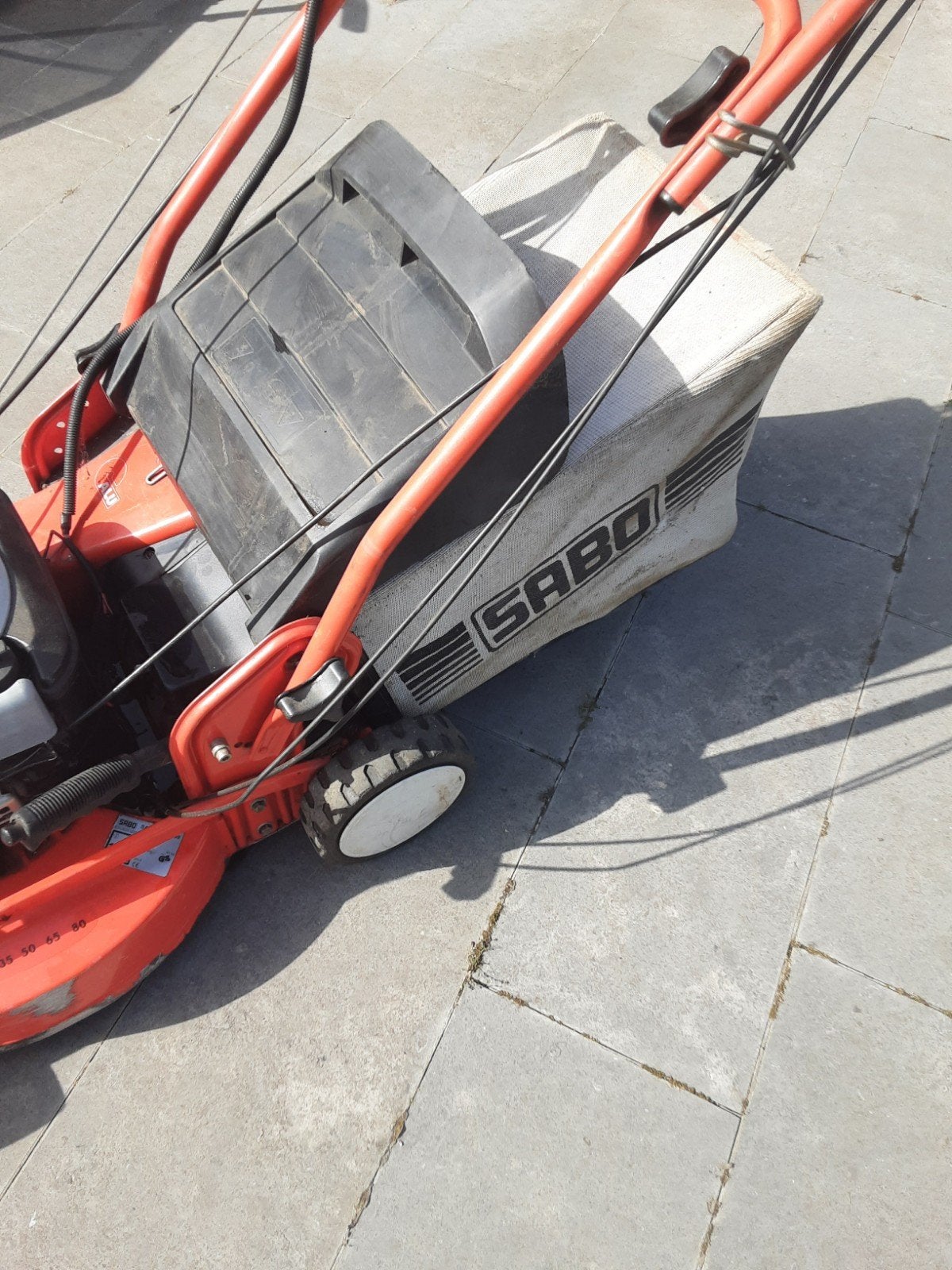 Grasmachine, Ophalen