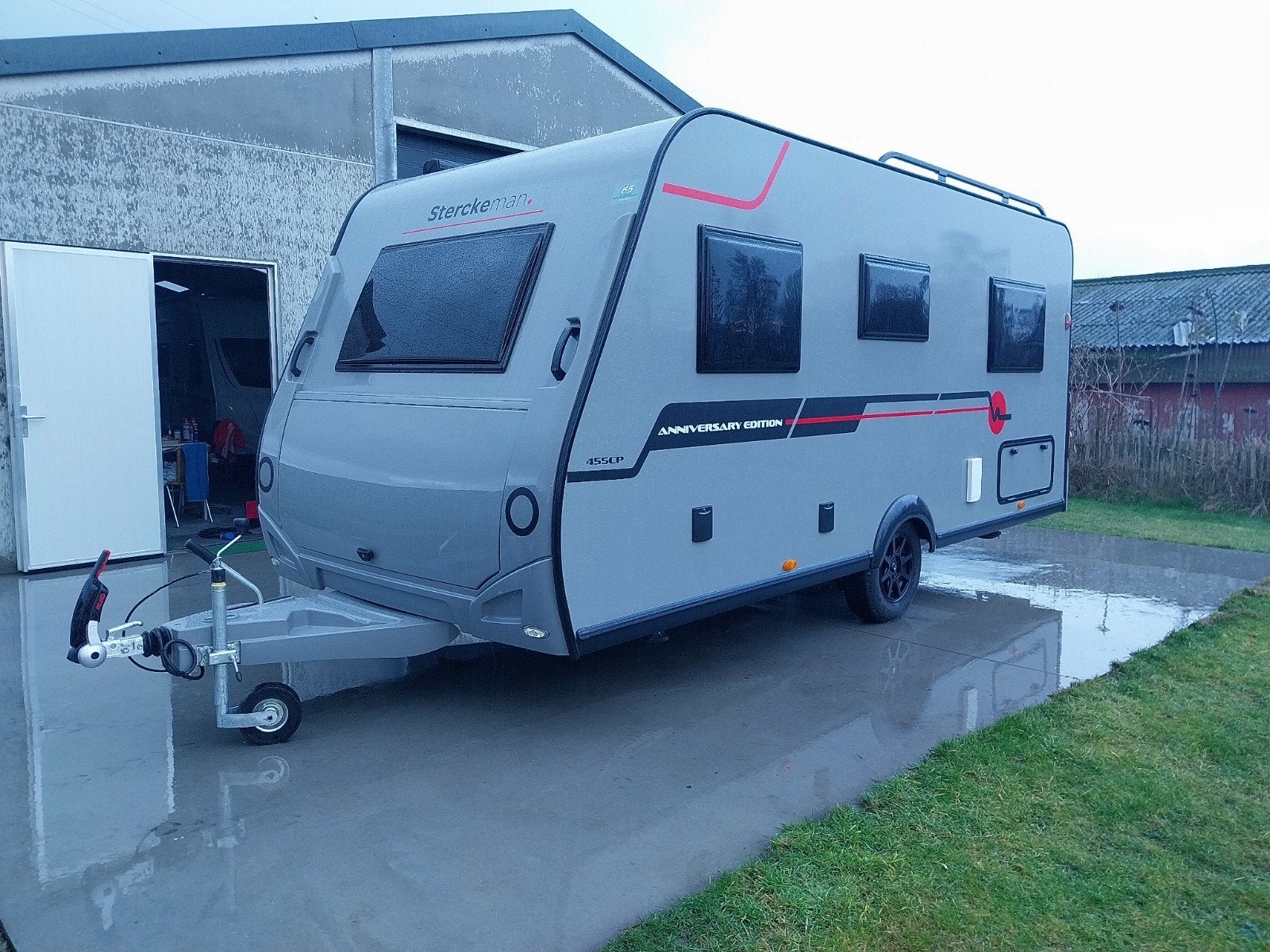 Sterckeman Anniversary Edition 455cp Mover, airco, luifel, Caravans en Kamperen, Bedrijf, Luifel, Sterckeman