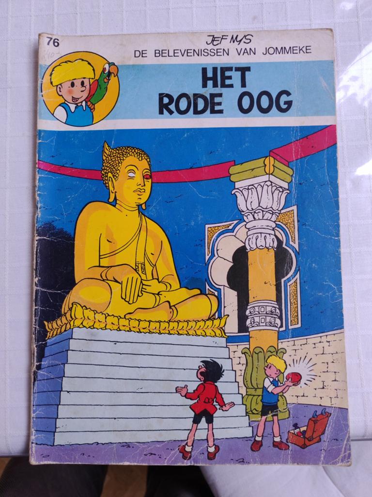 Het rode oog, Boeken, Stripverhalen, Ophalen