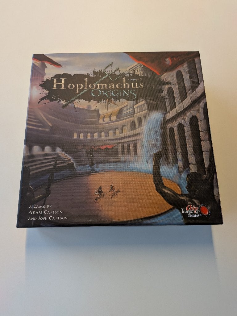 Hoplomachus Origins (inclusief alloy dice), Een of twee spelers, Ophalen of Verzenden, Zo goed als nieuw, Chip theory games