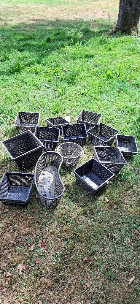 vijverplant mandjes 20 x, Ophalen, Gebruikt
