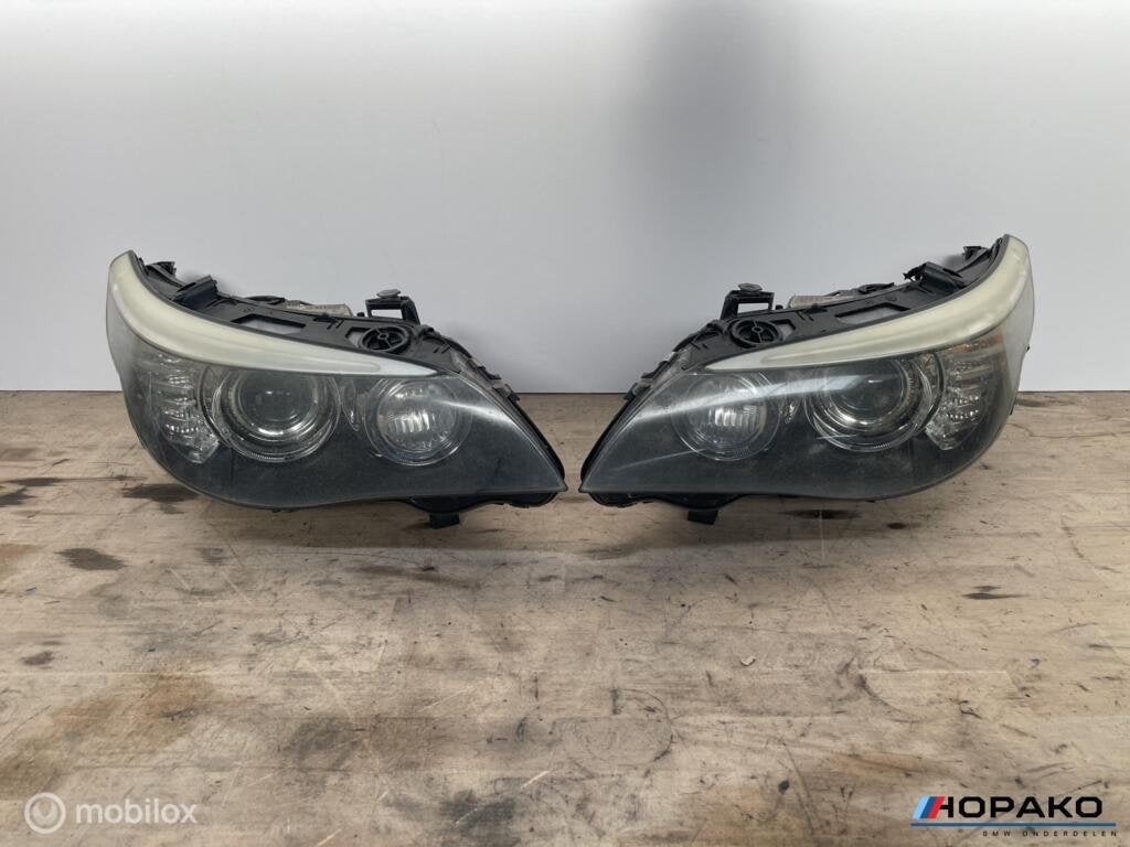 Koplampen set BMW E60 LCI / facelift xenon I (origineel), Enlèvement ou Envoi, Einsteinlaan 5 rijswijk, Bmw, Utilisé