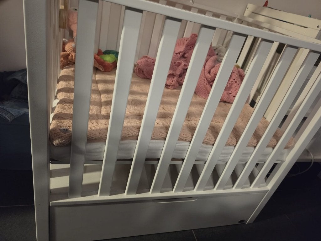 Babypark met lade + ZZOO Matras, Little Dutch Muziekmobiel, Kinderen en Baby's, Ophalen, Nieuw, Vierkant, In hoogte verstelbaar