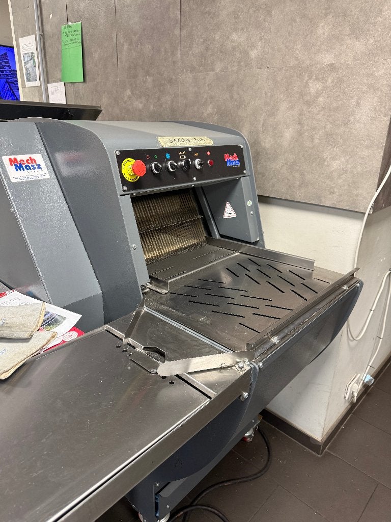 Te koop: Professionele broodsnijmachine –  1.500 broden/uur, Elektronische apparatuur, Ophalen, Zo goed als nieuw, Zonder timer