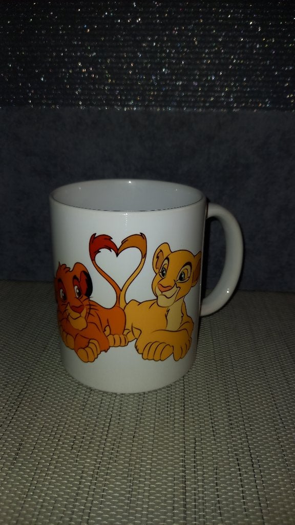 The Lion King mok, Ophalen of Verzenden, Leeuwenkoning of Jungle Boek, Zo goed als nieuw, Servies