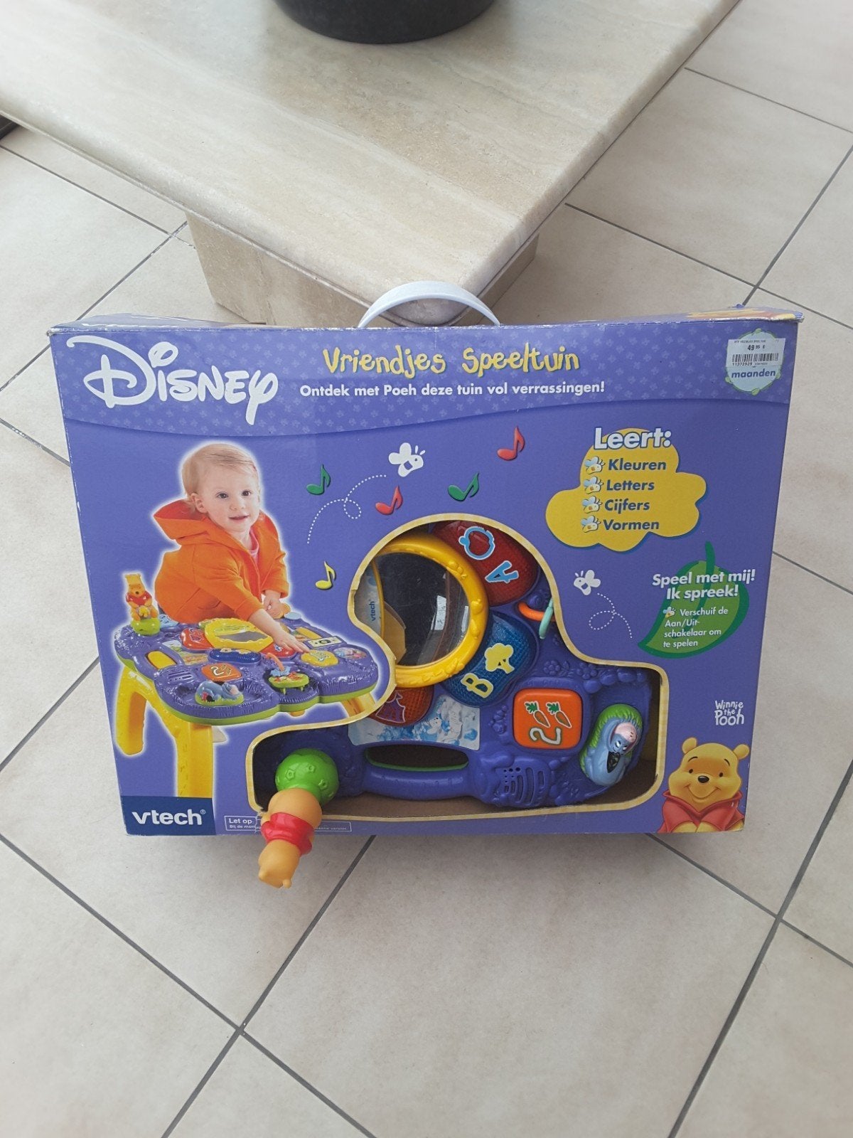 Speeltafel van Winnie de Poeh met tal van activiteiten, Kinderen en Baby's, Ophalen, Zo goed als nieuw