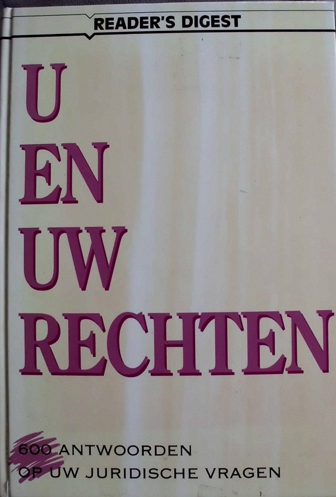 Vintage boek / U en Uw rechten, Antiek en Kunst, Ophalen