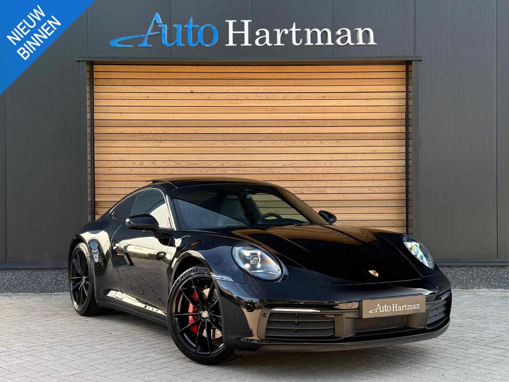 Porsche 992 992 3.0 Carrera 4S Sport-Chrono|SCHUIFDAK|SPORTU, Auto's, Automaat, Zwart, Zwart, 4x4