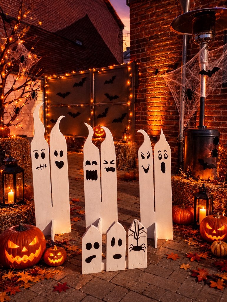 Halloween-geesten, Ophalen, Nieuw, Versiering