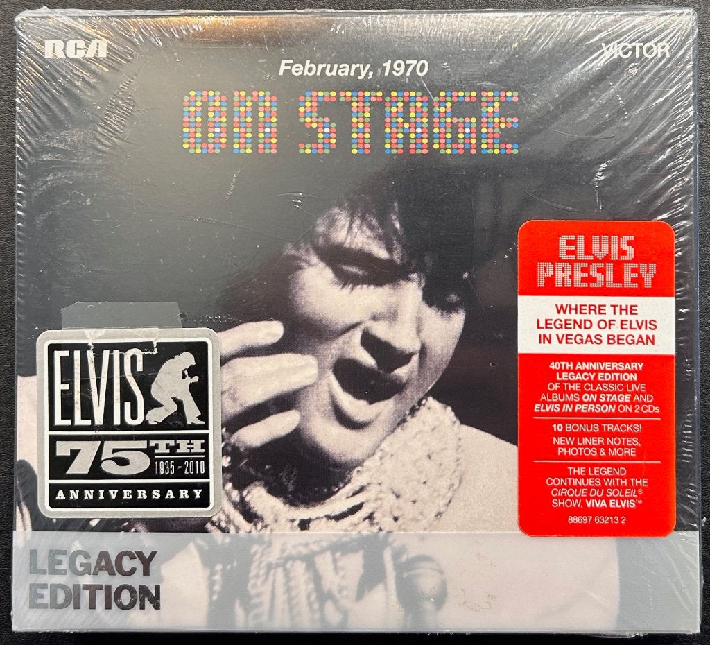 ELVIS PRESLEY - On stage / In person ( 2CD ; Deluxe ed. ), Speciale editie, Ophalen of Verzenden, Zo goed als nieuw, Rock-'n-roll