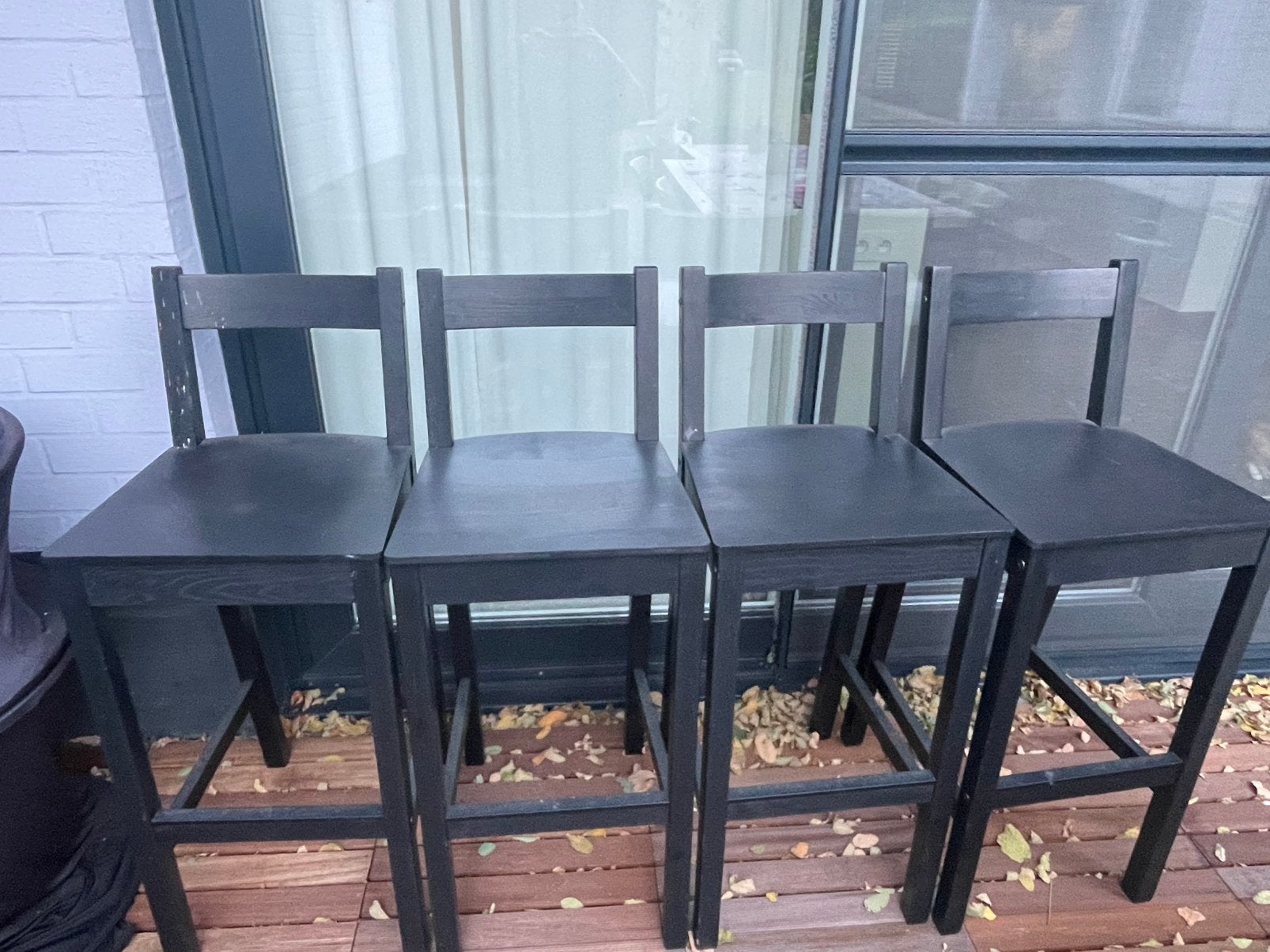 4 hoge stoelen, Ophalen, Gebruikt