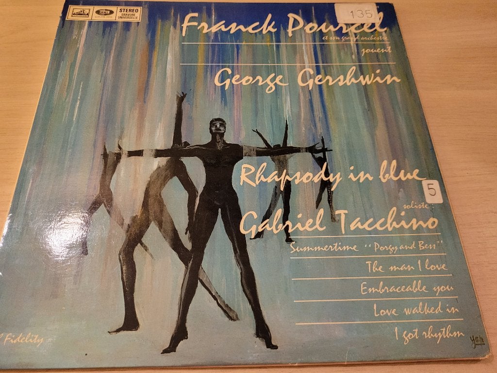 Disque vinyl 33 tours franck pourcel Rhapsody In Blue, Ophalen of Verzenden, Zo goed als nieuw, Jazz