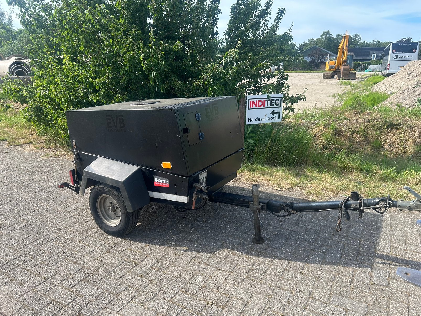 Compair 12 bar mobiele compressor nakoeler, Zakelijke goederen, Machines en Bouw | Pompen en Compressoren, Ophalen of Verzenden