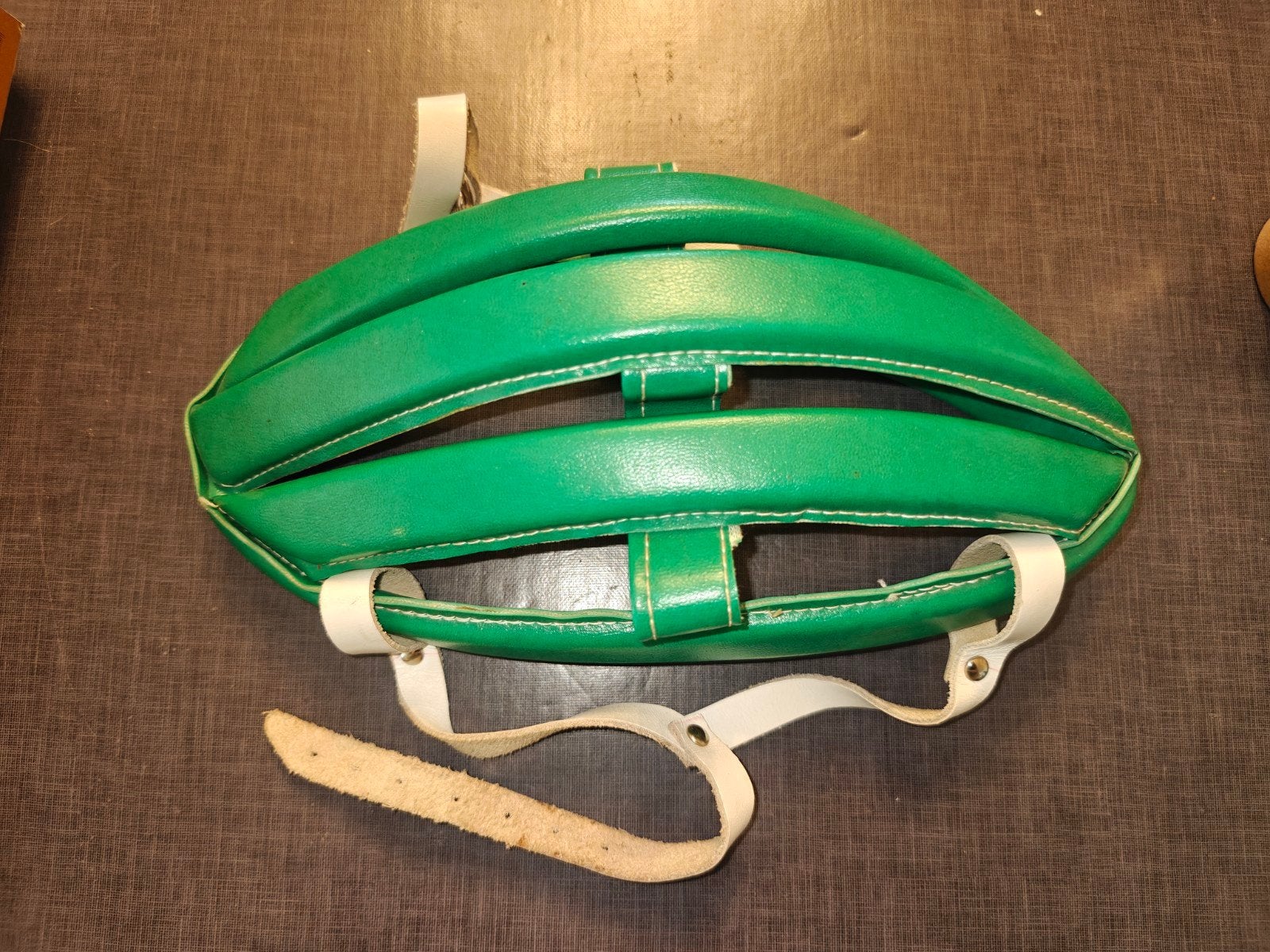 casque de vélo rétro couleur vert, Vélos & Vélomoteurs, Enlèvement ou Envoi