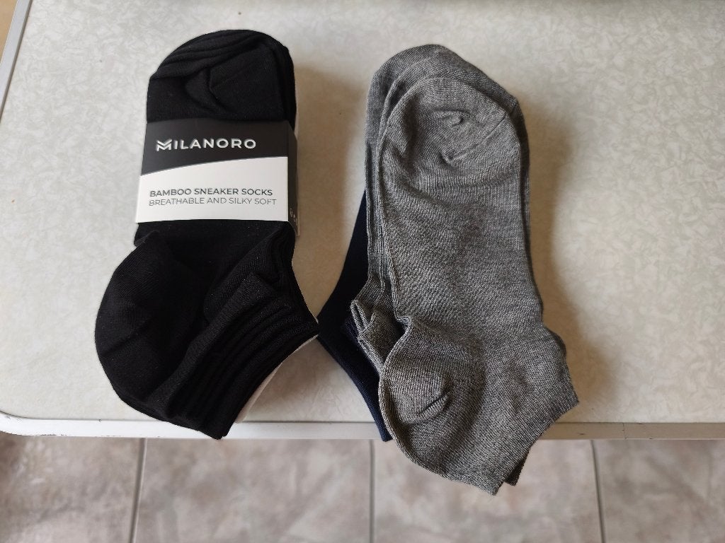 10 paires de soquettes en bambou homme ou femme 43-46 NEUVES, Kleding | Heren, Sokken en Kousen, Nieuw, Overige maten, Wit, Ophalen