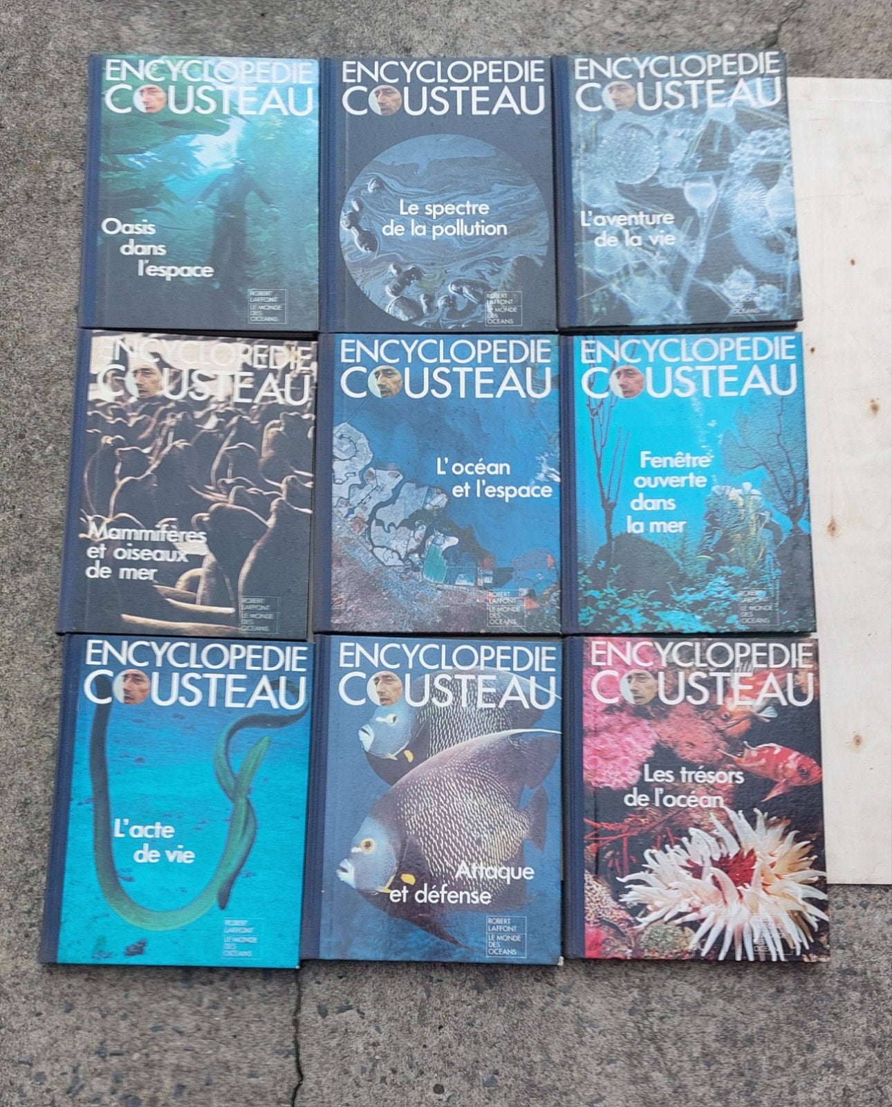 Encyclopédie Cousteau 9 volumes, Enlèvement ou Envoi, Utilisé, Autres sujets/thèmes