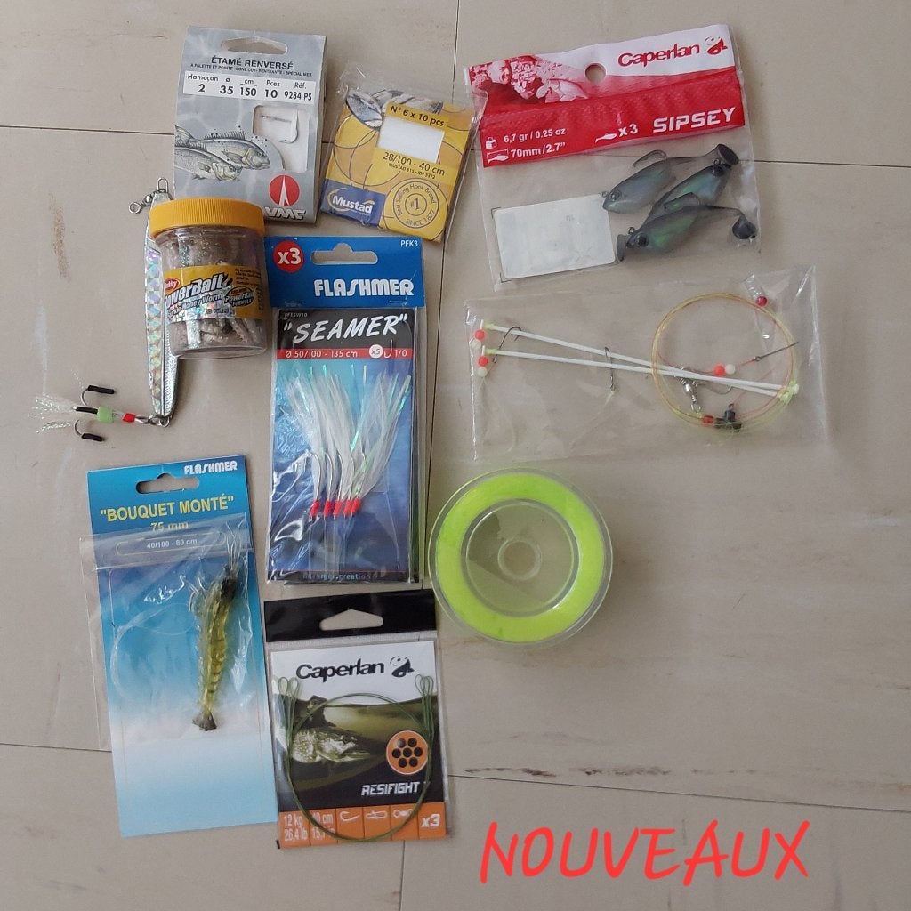 ACCESSOIRES DE PÊCHE + COFFRET NOUVEAUX, Sports nautiques & Bateaux, Pêche à la ligne | Général, Enlèvement, Neuf