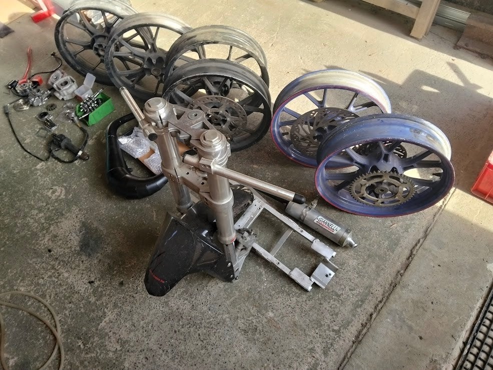Derbi gpr, Enlèvement, Utilisé