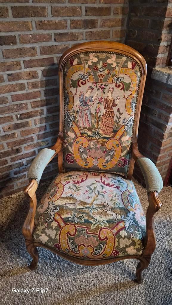 Zetel rococo stijl met gebogen rugleuning, Ophalen