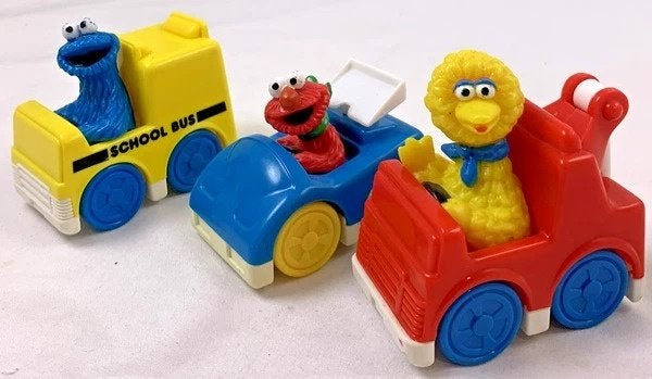 Véhicules Tyco Sesame Street Cookie Monster Elmo Big Bird 19, Envoi, Comme neuf