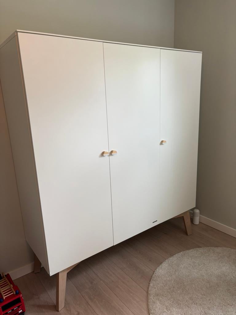 Kidsmill Sixties - compleet, mat wit, Kinderen en Baby's, Kinderkamer | Commodes en Kasten, Ophalen, Zo goed als nieuw, Kast