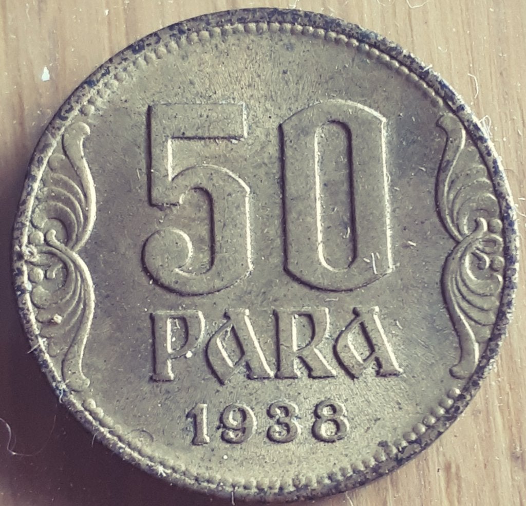 JOEGOSLAVIE : 50 PARA 1938 KM 18 Br.UNC, Ophalen of Verzenden, Joegoslavië, Losse munt
