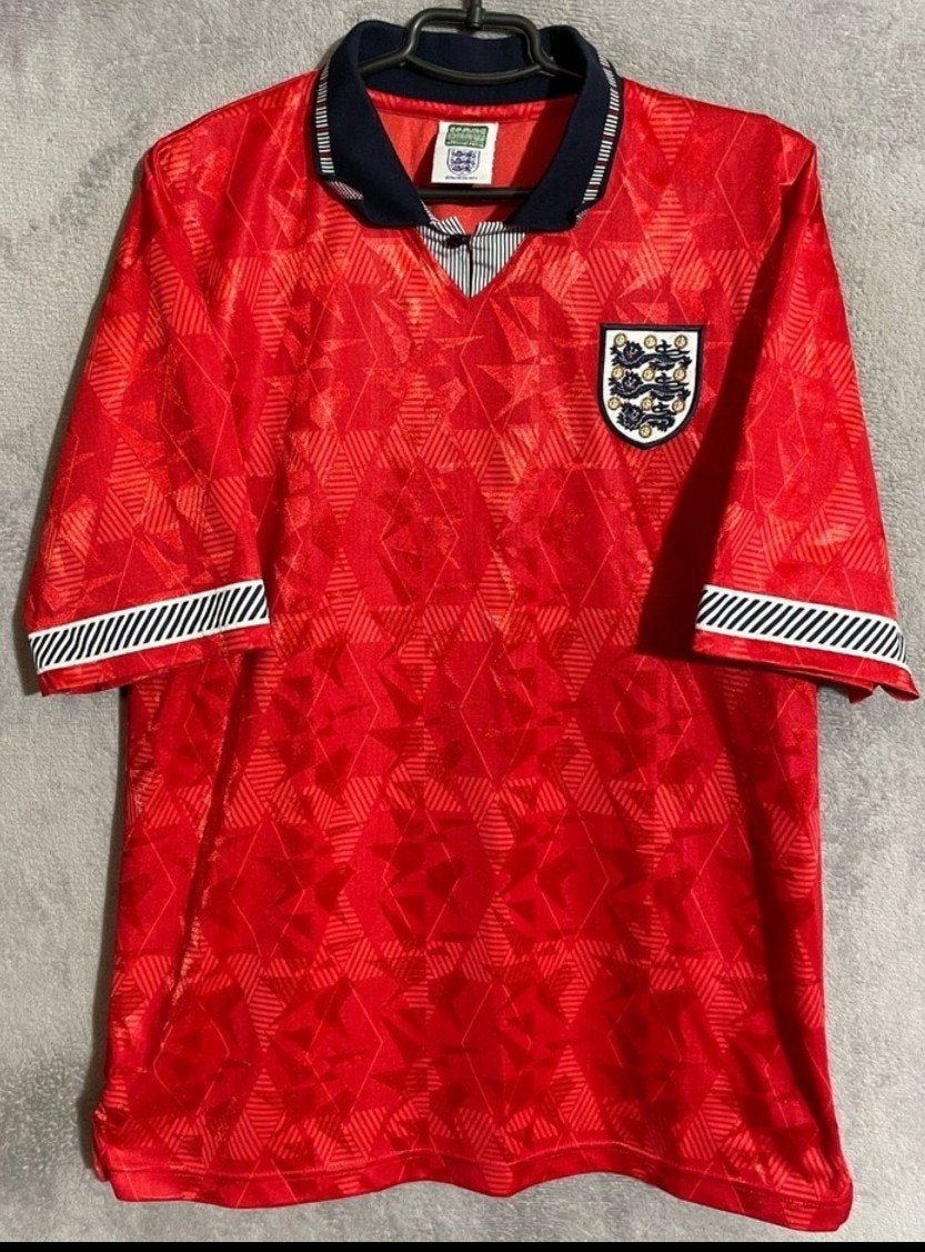 Engeland Voetbal Uitshirt Origineel WorldCup 1990, Ophalen of Verzenden
