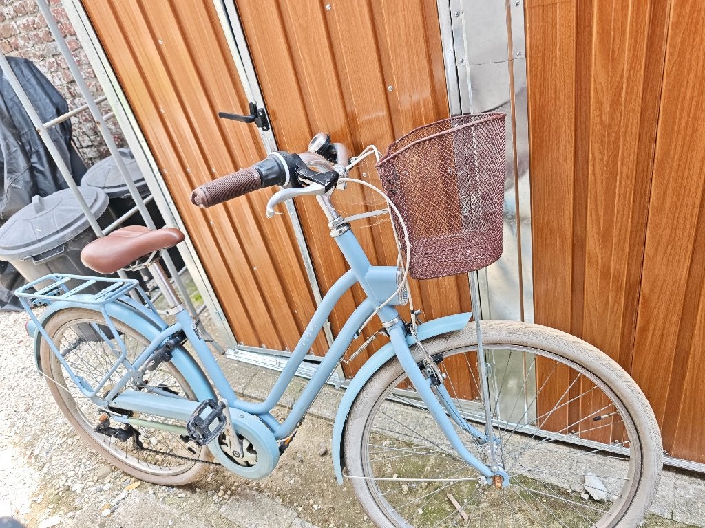 Blauwe Fiets elops, Fietsen en Brommers, Gebruikt, Versnellingen, 50 tot 53 cm, Schijfrem