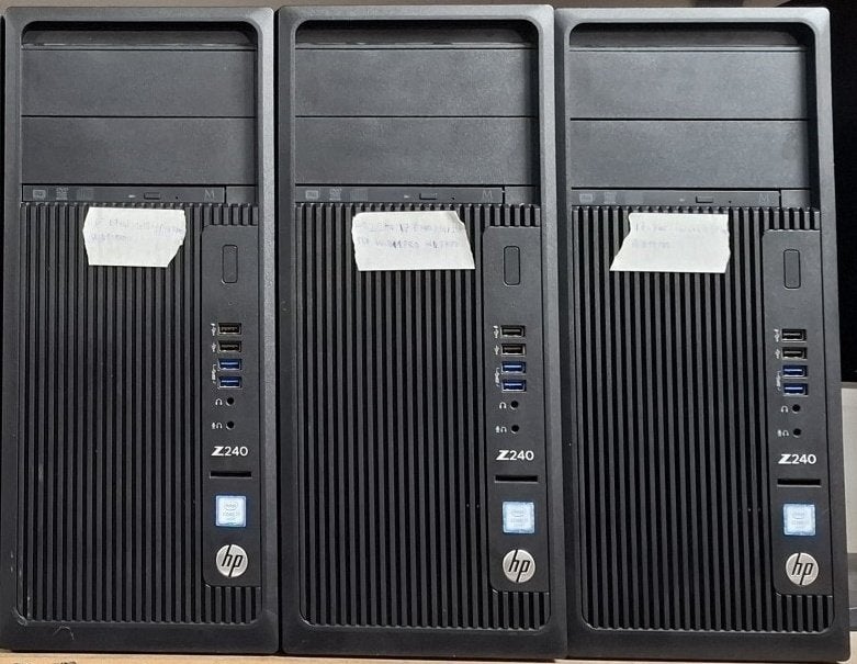 3x HP Z240 Workstation Xeon (i7), 16gb DDR4, NVMe & Radeon, 256 GB, Info@retrogamed.be, RetroGamed, 4 Ghz ou plus