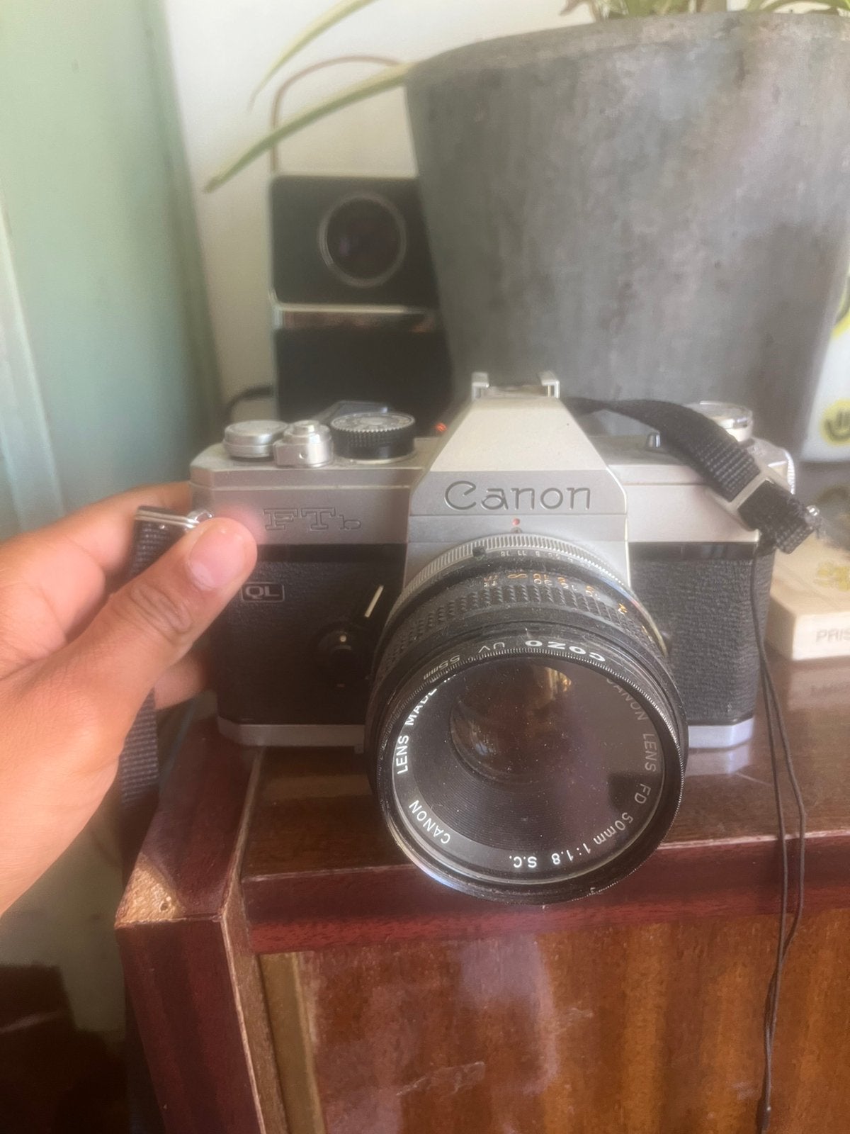 Canon FTb met bijhorende lenzen, Enlèvement, Comme neuf, Canon