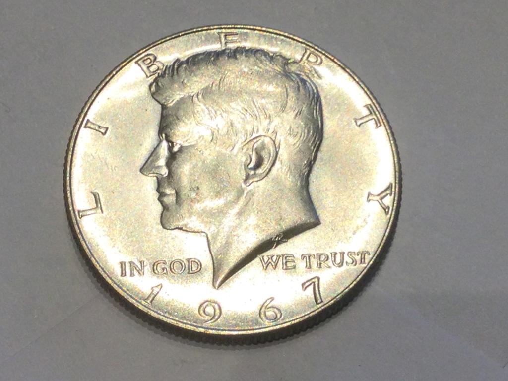USA half dollar 1967 zilver 400, Ophalen of Verzenden, Zilver