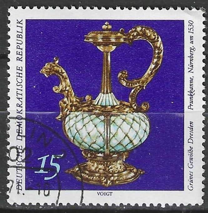 Duitsland DDR 1971 - Yvert 1372 - Kunst uit Dresden (ST), Verzenden, DDR, Gestempeld