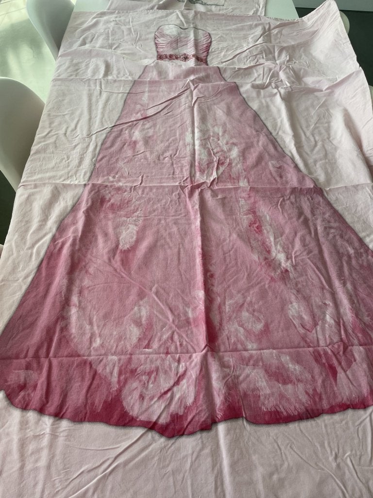 Housse de couette en coton Princess Ana, Enlèvement ou Envoi, Rose, Housse de couette, Comme neuf