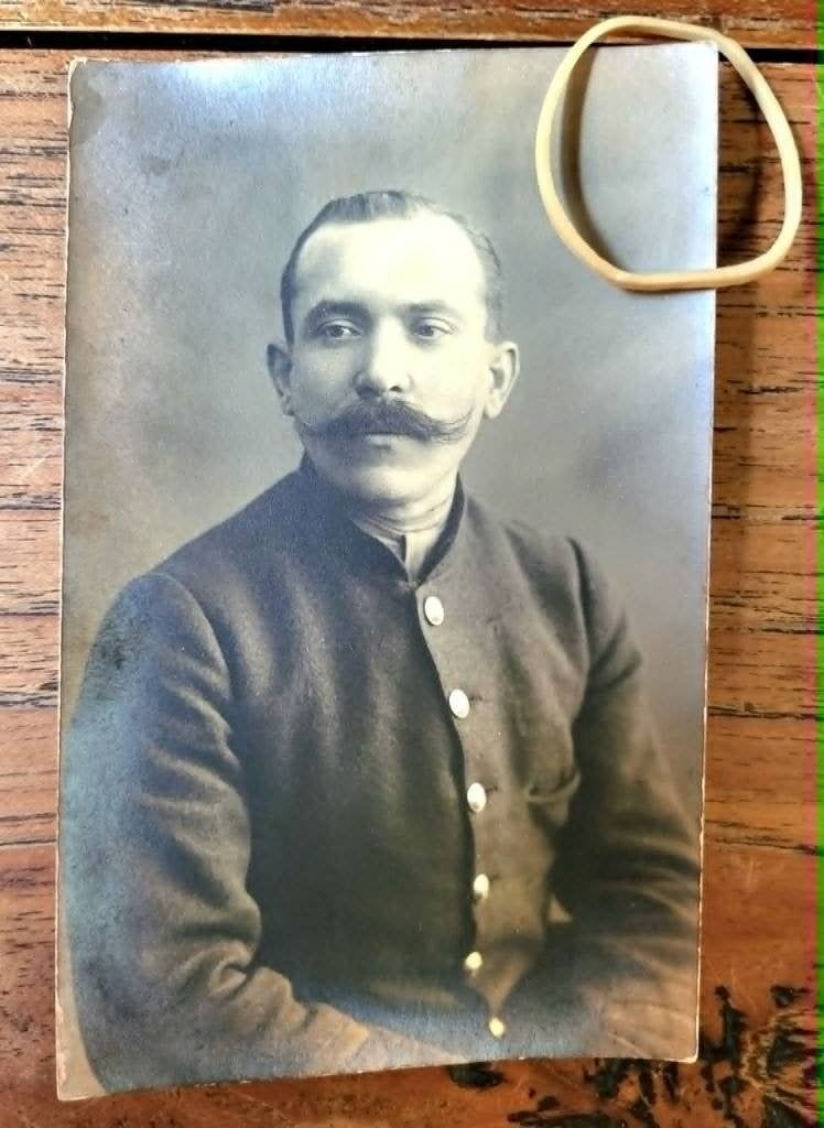 foto Franse krijgsgevangene eerste wereldoorlog, Verzamelen, Militaria | Algemeen, Ophalen of Verzenden, Landmacht, Foto of Poster