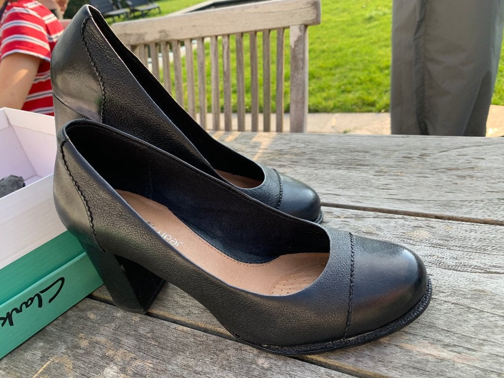 Clarks schoenen pumps 40, Pumps, Zwart, Ophalen of Verzenden, Zo goed als nieuw