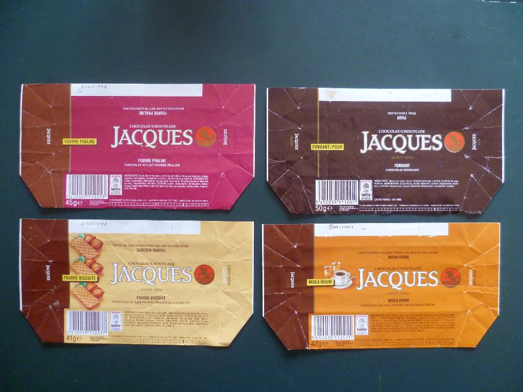 chocolade Jacques chocolat omslagen emballages point Initia, Enlèvement ou Envoi, Utilisé, Emballage