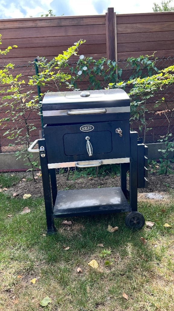 Barbecue Boretti Carbone + nieuwe hoes, Ophalen, Gebruikt, Boretti.