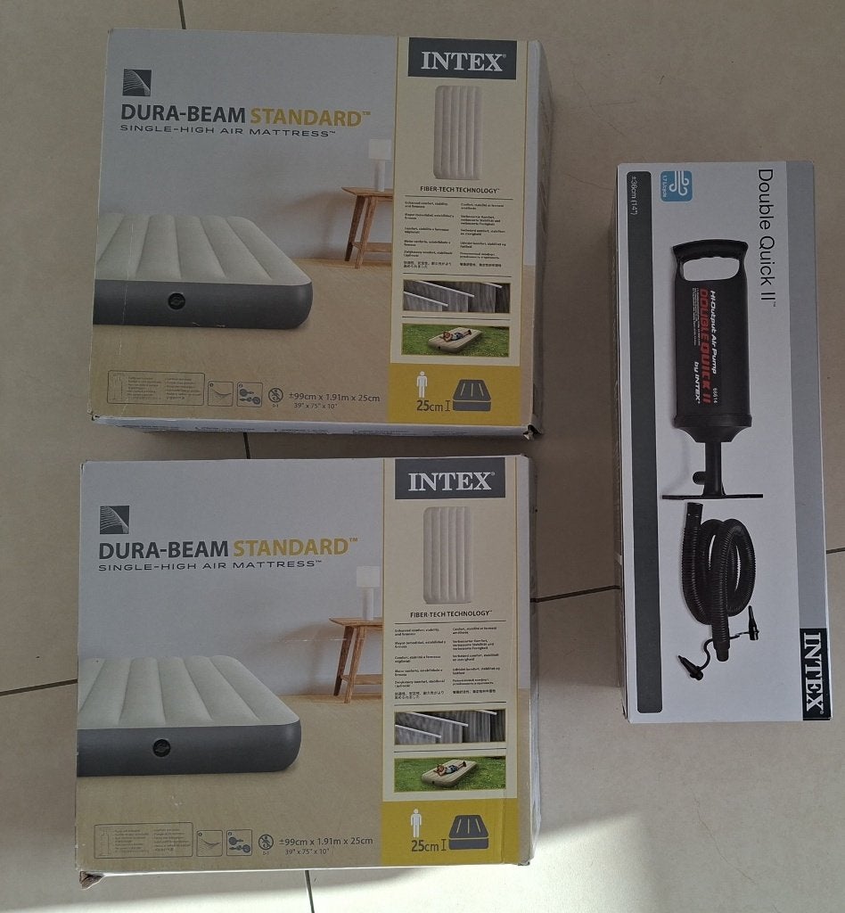 Intex luchtmatrassen, Caravanes & Camping, Matelas pneumatiques, Enlèvement ou Envoi, Neuf, 1 personne